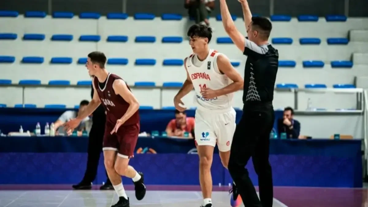 España avanza a cuartos de final del Eurobasket Sub-18