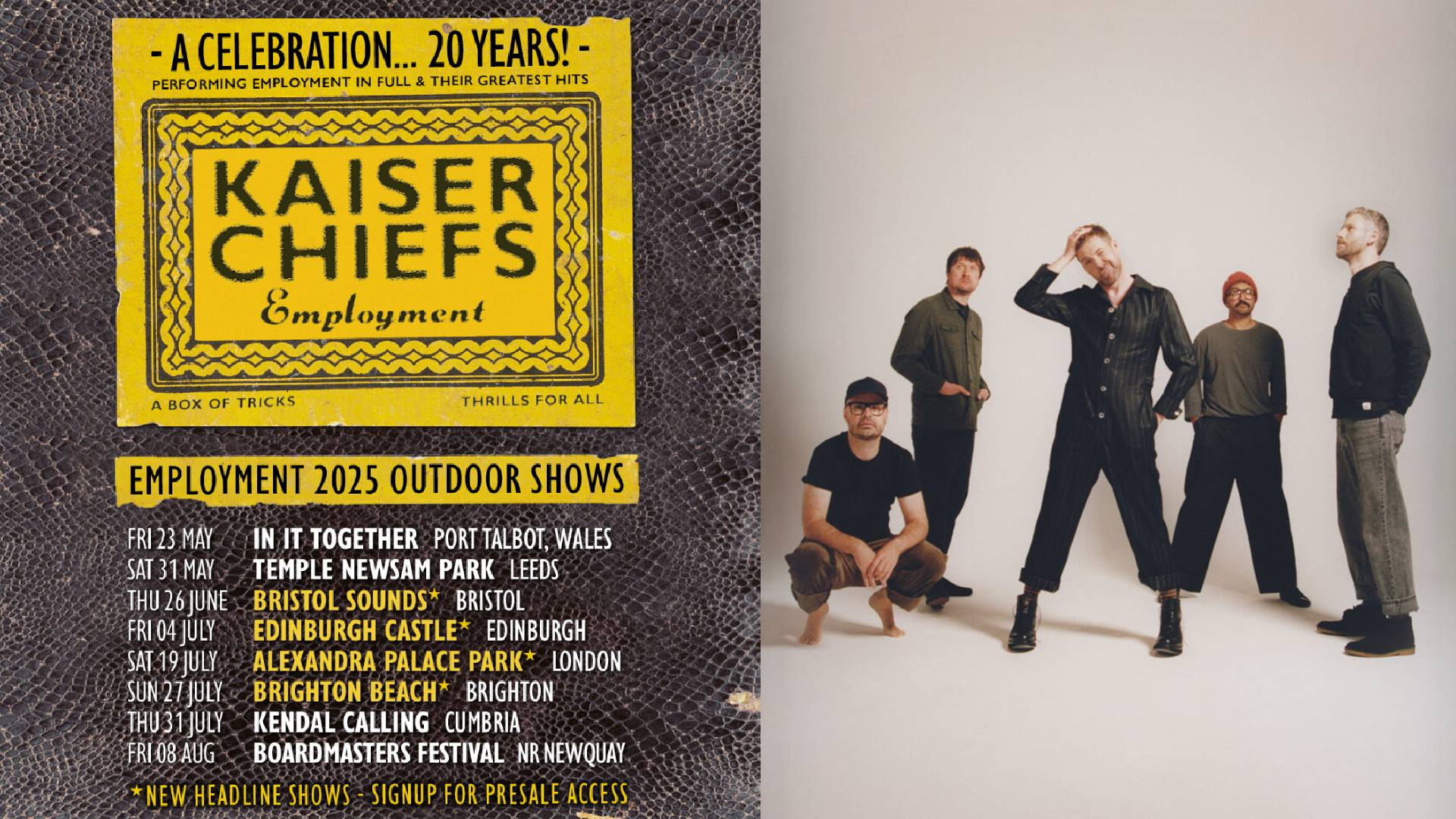 kaiser chiefs tour