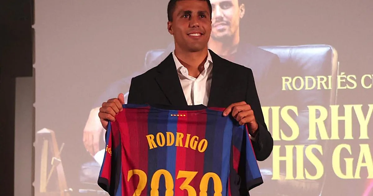 Rodri se une al Barcelona tras la oficialización de su fichaje