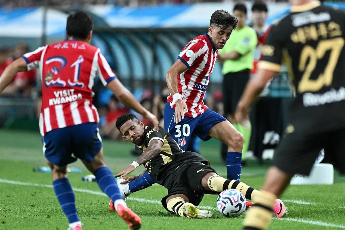 Seúl: El Atlético de Madrid cae ante el Manchester City en amistoso