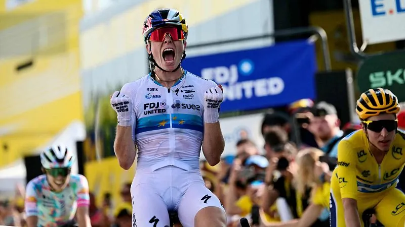 Reparto de papeles en el Tour: Vollering gana la 5ª etapa, Reusser sigue líder y Paula Blasi pierde más de dos minutos