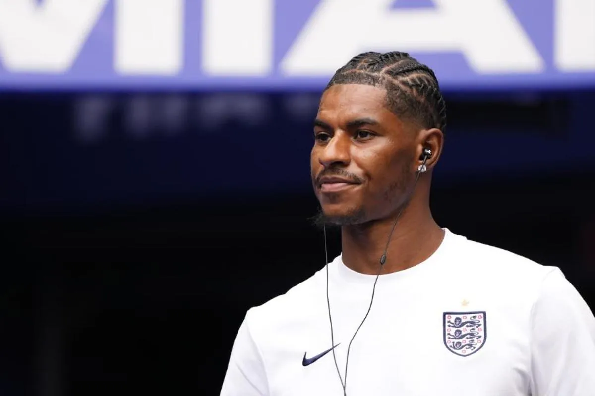 Marcus Rashford, inédito ante Noruega en cuartos de final