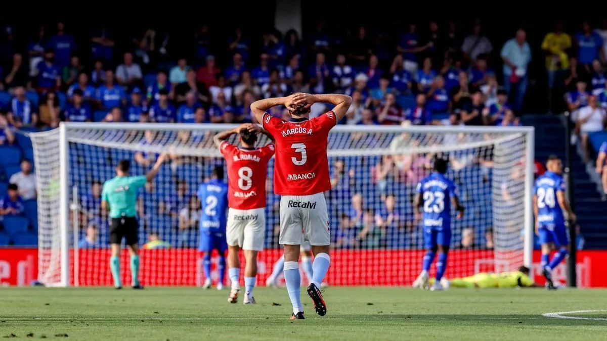 El Celta empata en Getafe en un partido con expulsión