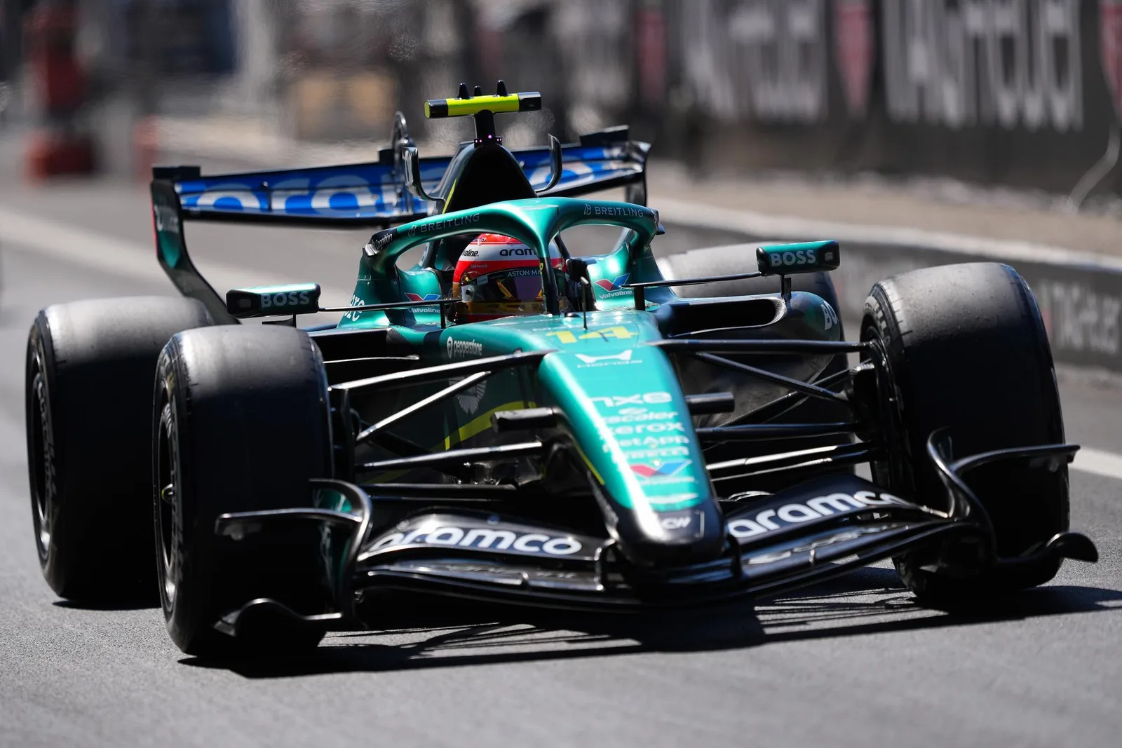 Monza: Aston Martin, a casi dos segundos de Mercedes en las rectas